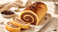 Zwitserse rol met chocoladevulling 