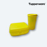 Bild in den Galerie-Viewer laden, Sandwich-Box in Gelb inkl. 330 ml Shaker/Tumbler - Tupperland.de - Tupperware
